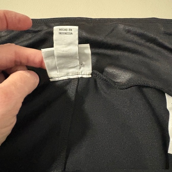 Ava & Viv Faux Leather Leggings Black 2XEdgy Sexy New - Picture 7 of 11